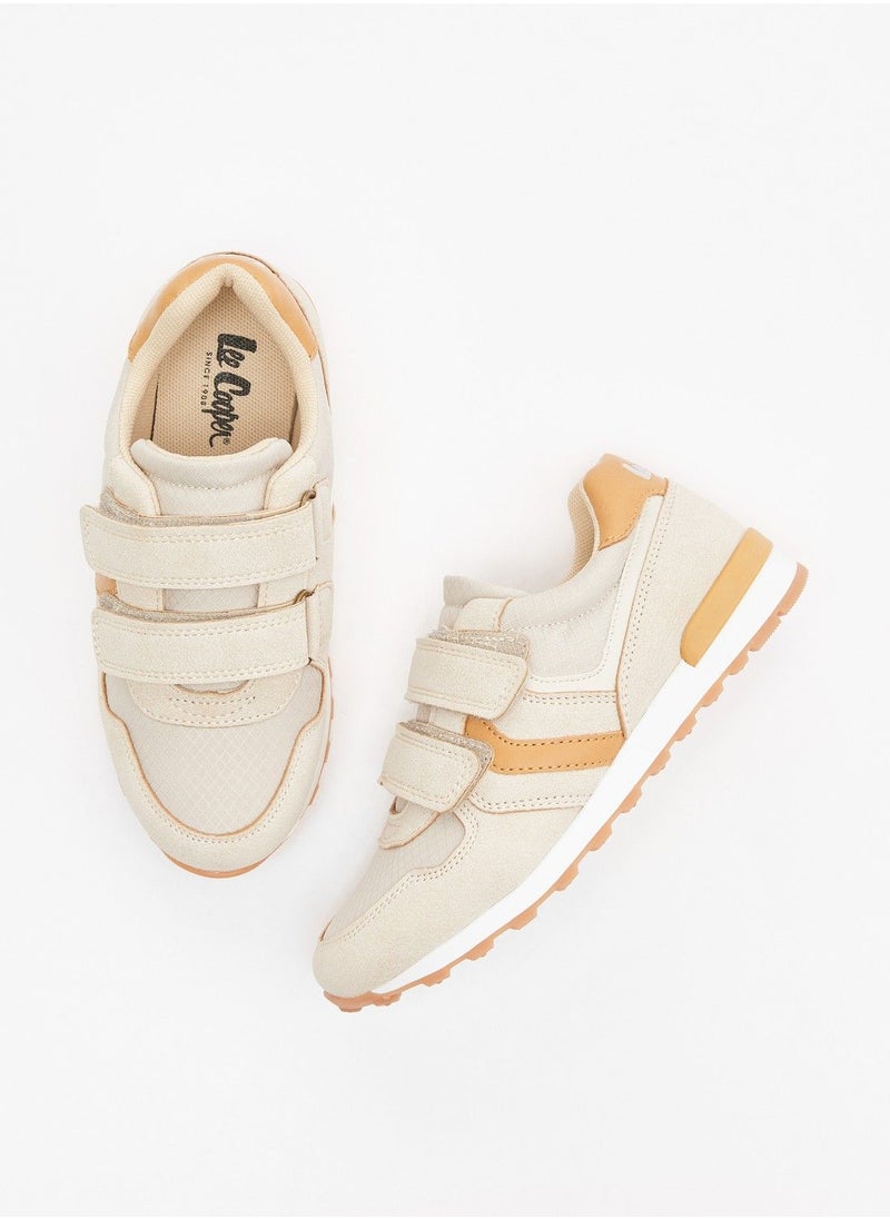 Lee Cooper - Boys' Panel Detail Sneakers with Hook and Loop Closure - Image 1