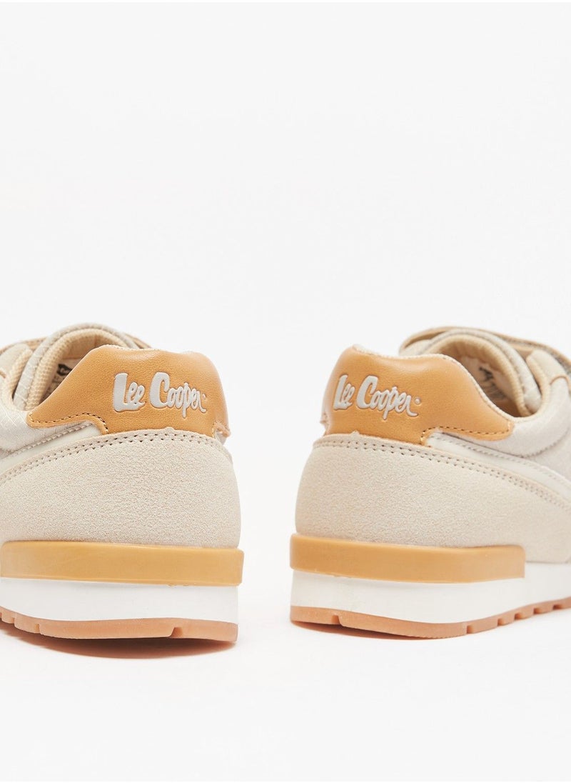 Lee Cooper - Boys' Panel Detail Sneakers with Hook and Loop Closure - Image 1