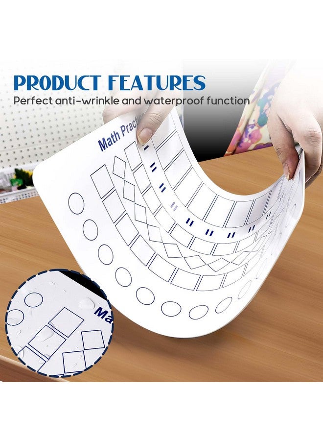 Cualfec 3Pack-Multiplication Chart &Dry Erase Division Multiplication Chart & Addition And Subtraction Practice White Board Easy To Use Multiplication Table Times Table Chart For Kids Students Classroom - Image 5