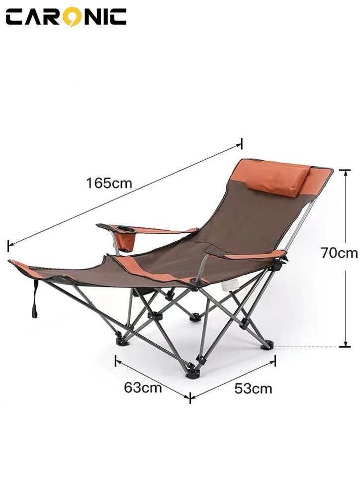 CARONIC Oversize Portable Camping Chair Supports Up to 352Lbs The Outdoor Folding Chair Sports Chair/Outdoor Chair/Lawn Chair  - Image 3