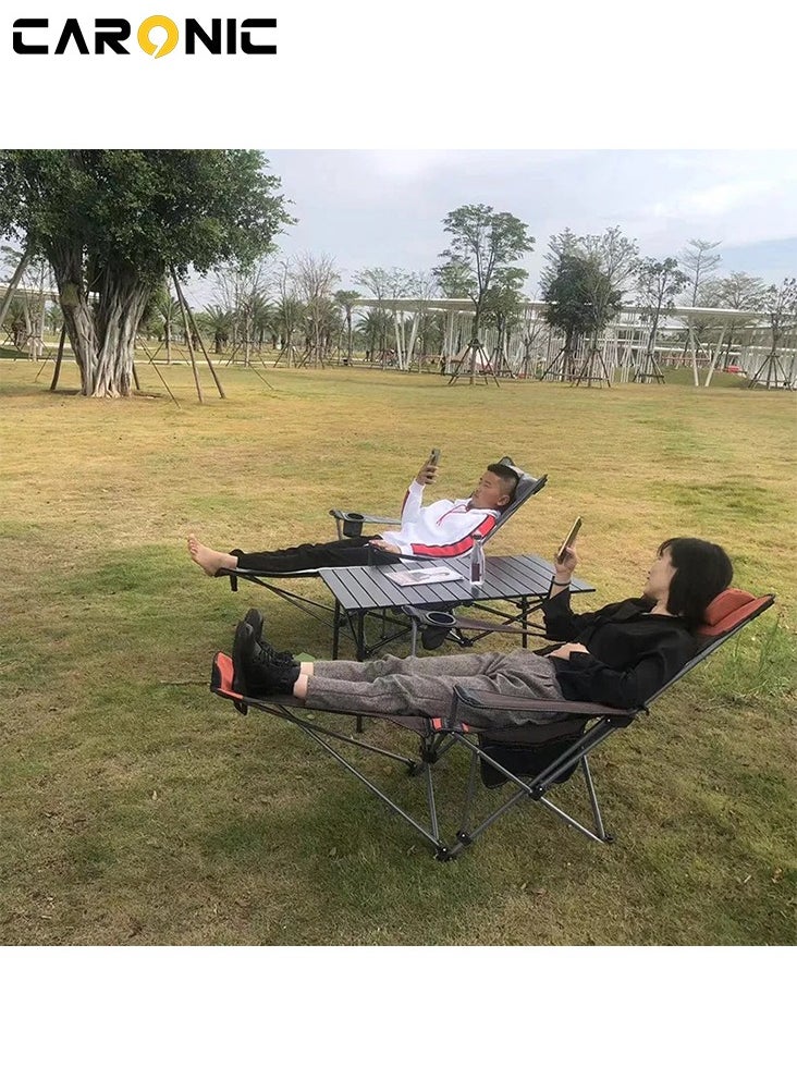 CARONIC Oversize Portable Camping Chair Supports Up to 352Lbs The Outdoor Folding Chair Sports Chair/Outdoor Chair/Lawn Chair  - Image 4