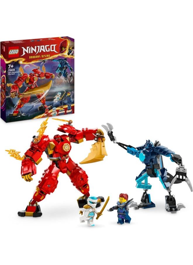 LEGO Kai's Elemental Fire Mech Building Toy - 322 Pcs  - Image 1