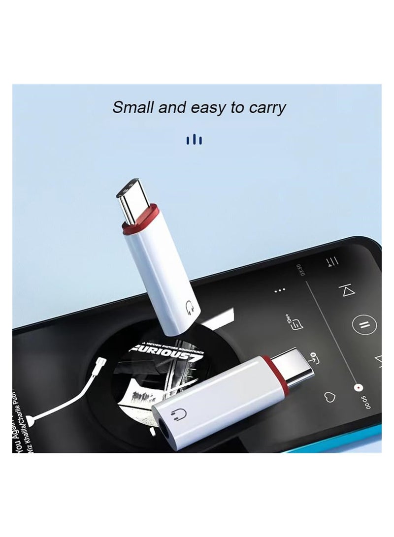 USB Type C to 3.5mm Female Headphone Jack Adapter, 2 Pack USB C to Aux Audio Dongle Compatible with Samsung Galaxy S22 S21 S20 S10 S9 Plus/Ultra, Note 20 10, Pixel, MacBook, iPad Pro - Image 4