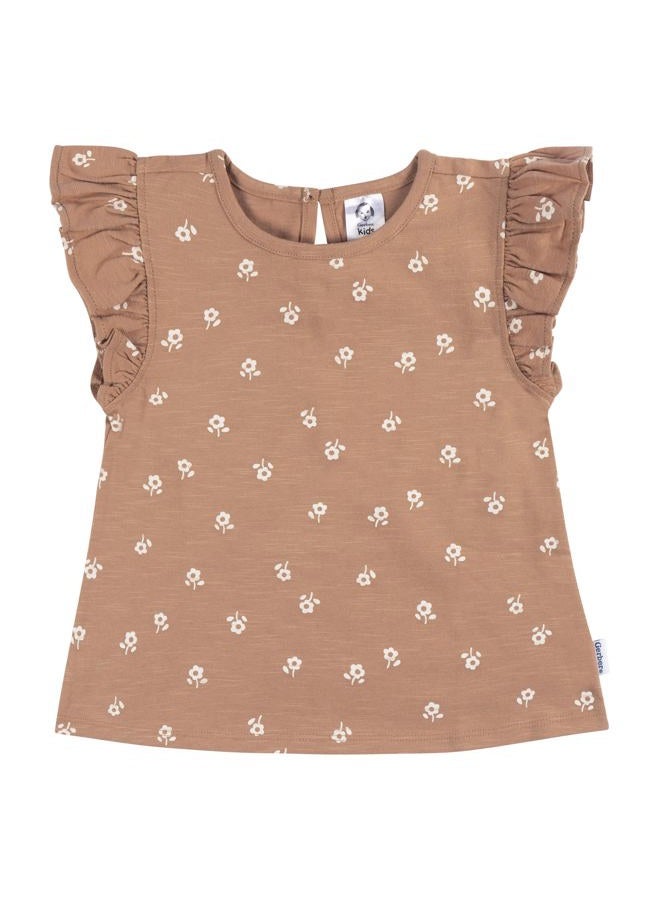 Gerber Baby Girl's Toddler 3-Pack Short Sleeve Tees, Good Times - Image 3