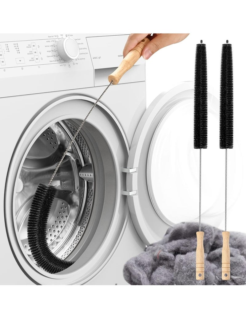 Loquat 2 Pack Dryer Vent Cleaner Kit Dryer Lint Brush Vent Trap Cleaner Long Flexible - Image 1