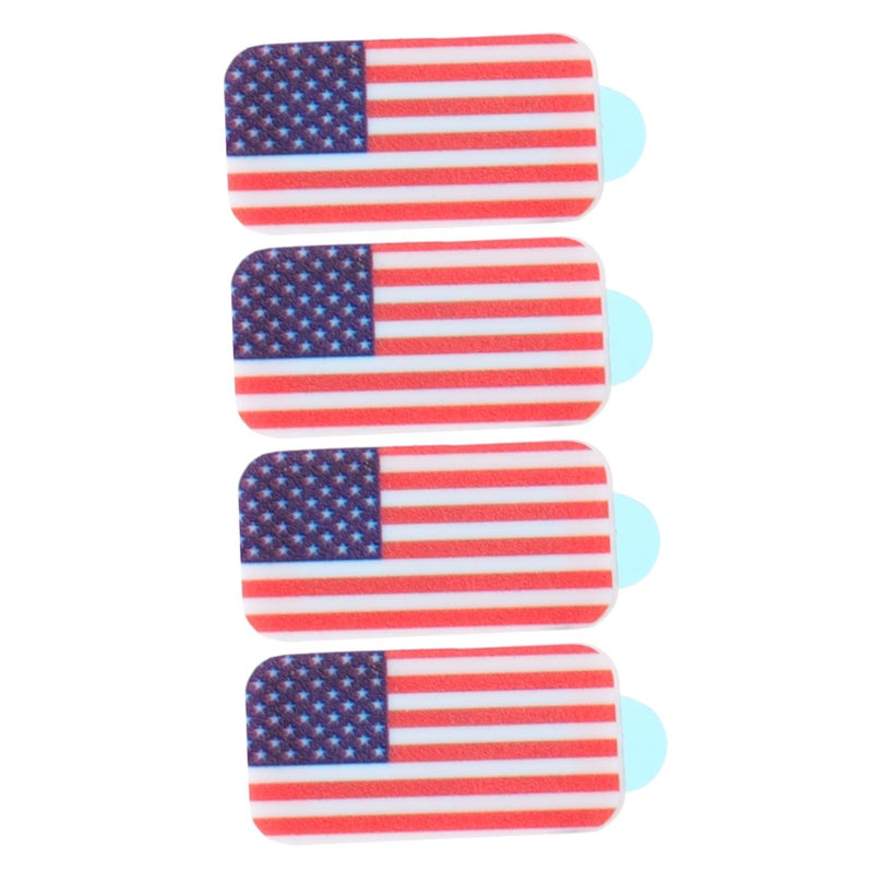 4 Pack USA Flag Webcam Cover Sliding Privacy Screen Protector For Laptop Phone - Image 2