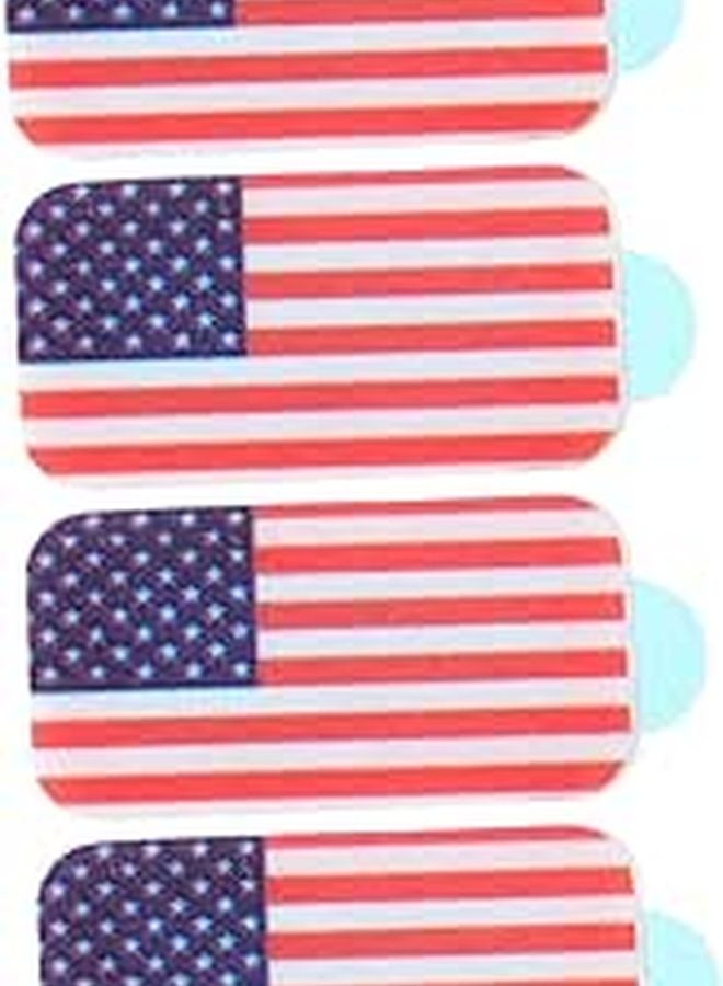 4 Pack USA Flag Webcam Cover Sliding Privacy Screen Protector For Laptop Phone - Image 1