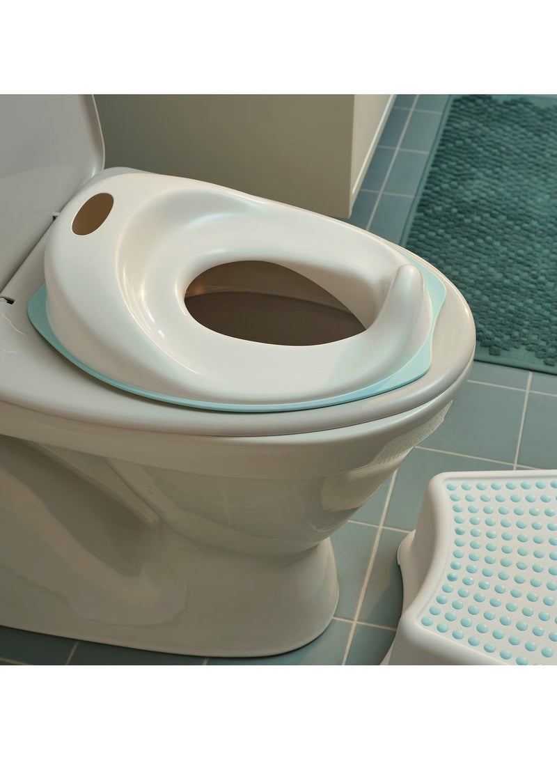 Potty Training Toilet Seat - White/Turquoise - Image 3