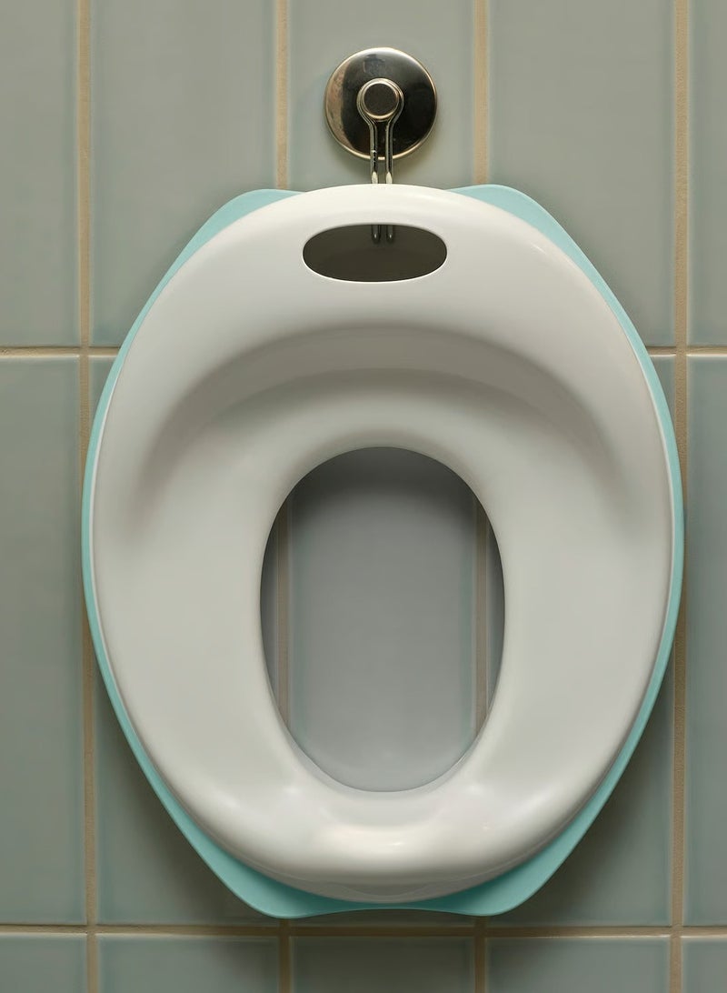 Potty Training Toilet Seat - White/Turquoise - Image 2