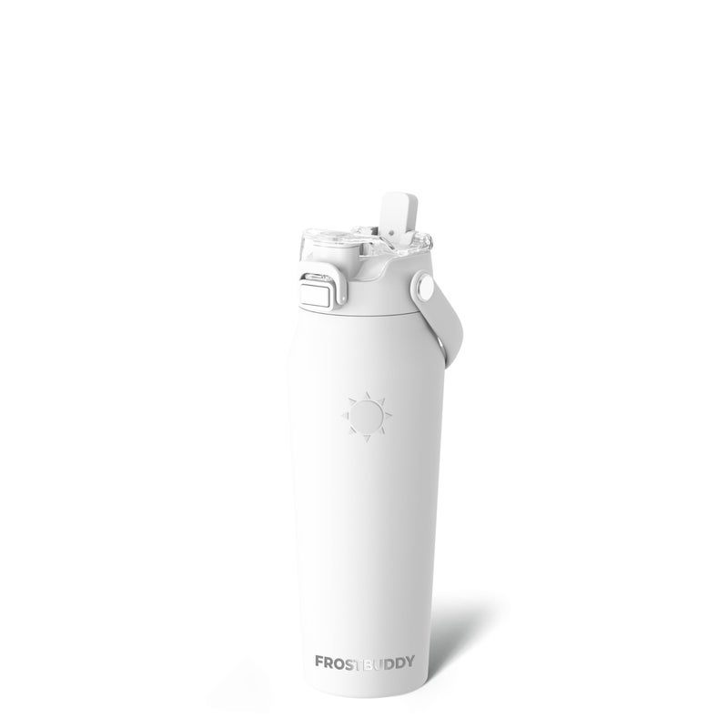 Frost Buddy 24oz Insulated Water Bottle with Straw & Chug Lid | Leak-Proof Stainless Steel | 24-Hours Cold | Sweat-Proof, Cup Holder Friendly | Ideal for Gym, Travel, Sports & Everyday Hydration - Image 1