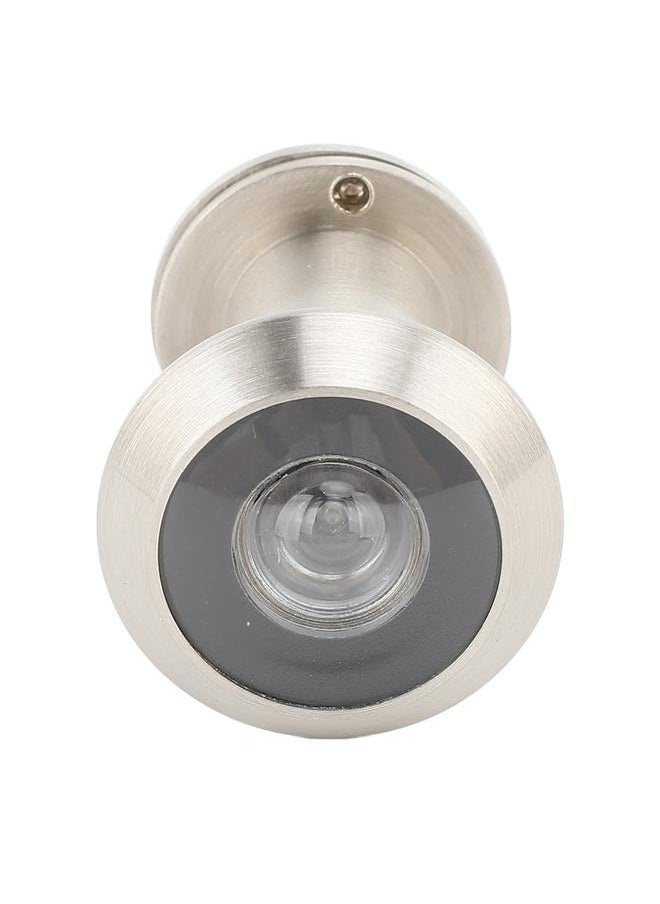 Thoraya Door Viewer Peephole HD Lens 200° Wide Angle Safety Door Viewer with 360 Degree Private Cover Silver  - Image 2