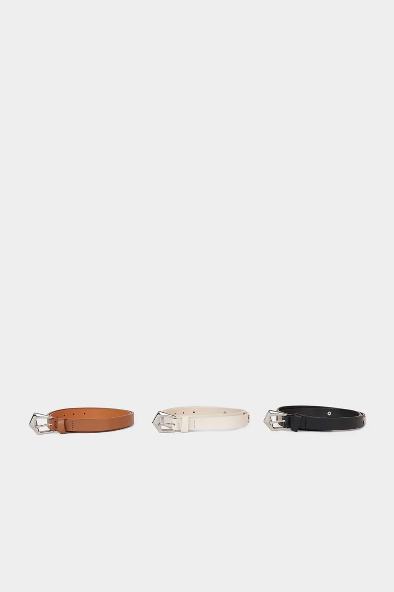ديفاكتو Woman 3 piece Faux Leather Belt