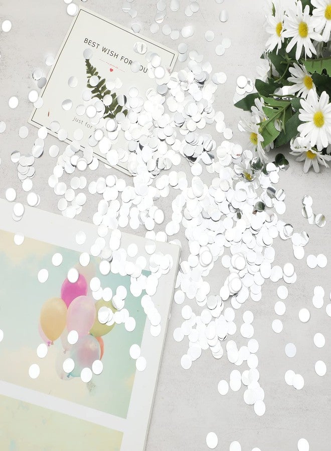 Inn Diary Silver Confetti 10mm Confetti Circles for Party Wedding Decoration 3000 pcs - Image 2