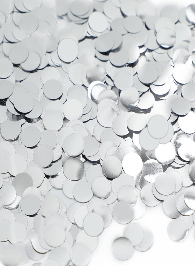 Inn Diary Silver Confetti 10mm Confetti Circles for Party Wedding Decoration 3000 pcs - Image 1
