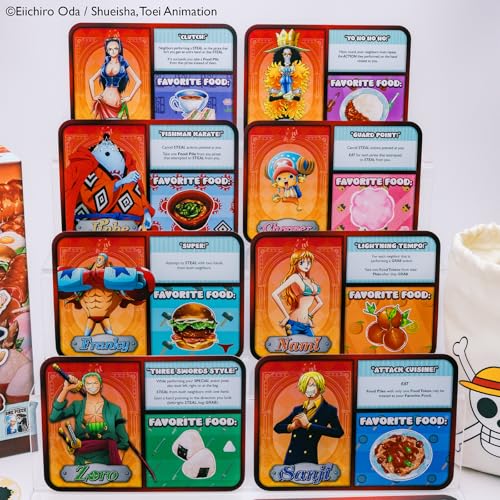 KESS One Piece: Luffy’s Bento Panic Game for Players Ages 10 & Up, Playtime 30 Mins, Anime, Quick to Learn, Feasting Fun: Lunch is Served, with a Side of Panic - Image 4