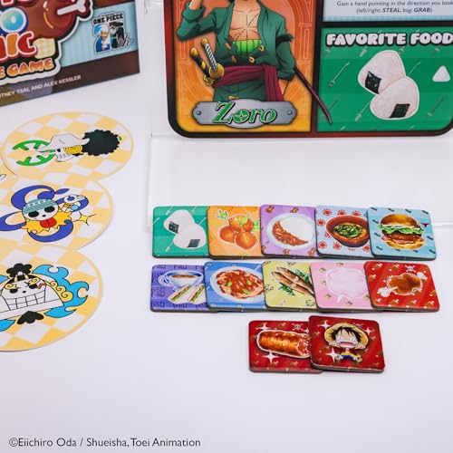 KESS One Piece: Luffy’s Bento Panic Game for Players Ages 10 & Up, Playtime 30 Mins, Anime, Quick to Learn, Feasting Fun: Lunch is Served, with a Side of Panic - Image 3