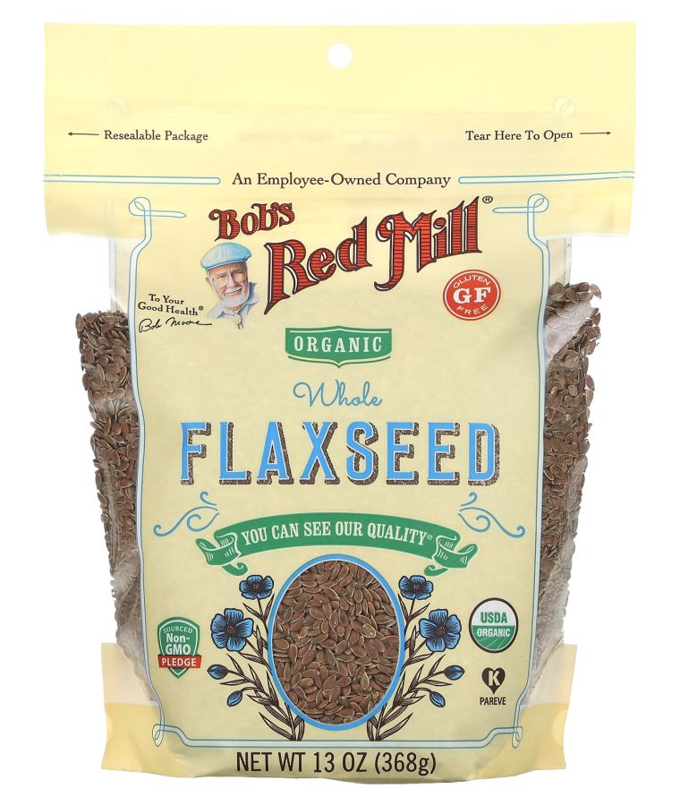Bob's Red Mill Organic Whole Flaxseed 13 oz (368 g)