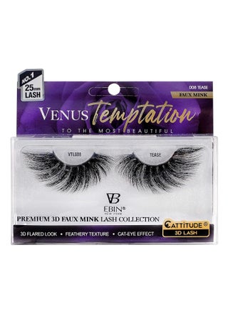 CATTITUDE 3D LASHES Venus Temptation | 25mm wing style | Faux Mink Lashes | 3D flared look | Feathery texture | Cat-eye effect - TEASE - pzsku/Z171671F5CC66A92DC81AZ/45/_/1744284348/d43df8cb-cf9b-43fc-8b5c-9de88251649d