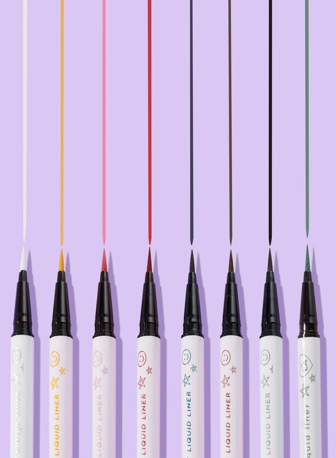ColourPop BFF Liquid Liner - Precision Felt Tip Liquid Eyeliner Pen - High-Pigment & Buildable Colored Eyeliner with a Transfer Resistant Formula - Crzy (0.02 oz) - Image 4