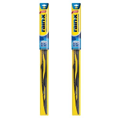 RainX 820246 WeatherBeater Wiper Blades 26 Windshield Wipers Pack of 2 Automotive Replacement Windshield Wiper Blades That Meet Or Exceed OEM Quality And Durability Standards