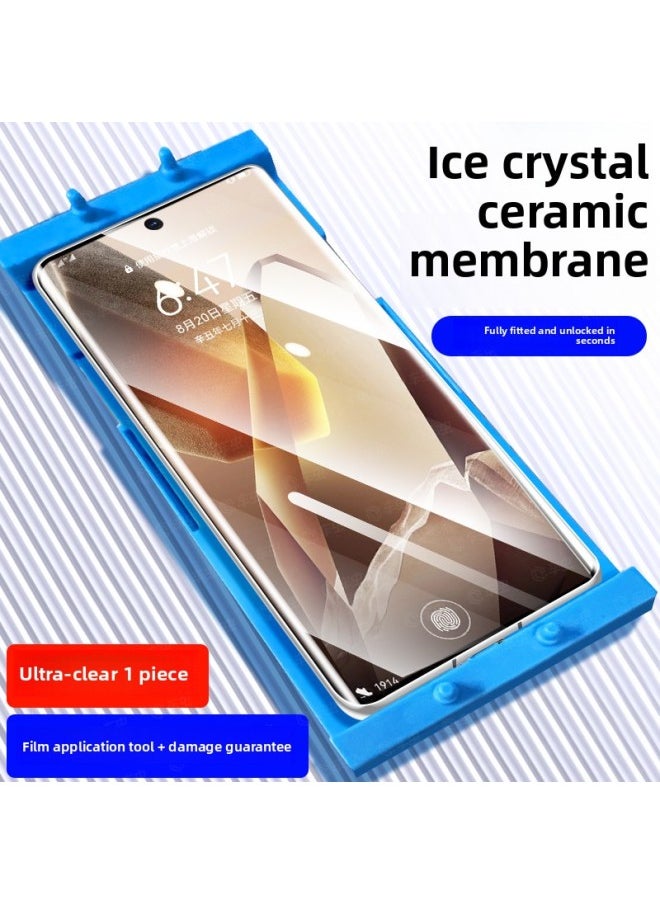 Generic - For One Plus 13 Tempered Film 12ace3 One Plus Ace2pro One Plus 11 Mobile Phone Ace5oppo10pro9-Colour:Curved Ceramic Membrane★1 Piece Of Ultra-clear [full Glue Without Black Edges★Ultrasonic Unlock In Seconds★Glass Texture] Free Artifact + Compensation For Damaged Stickers-Size:Oneplus Ace 3 Pro - Image 1