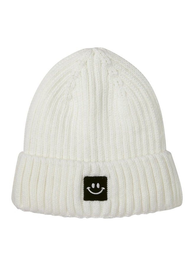 MaxNova Baby Winter Hat Toddler Beanie Hat Earflap Knit Cap for Boys Girls 0-8 Years, White a, 6-36 Months - Image 3