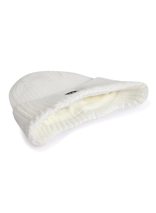 MaxNova Baby Winter Hat Toddler Beanie Hat Earflap Knit Cap for Boys Girls 0-8 Years, White a, 6-36 Months - Image 4