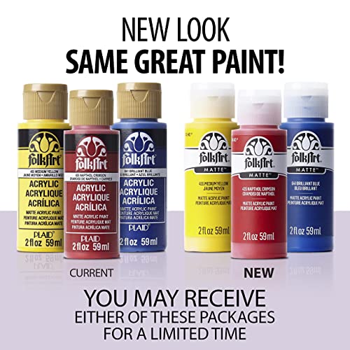 FolkArt Acrylic Paint Set (2-Ounce), PROMOFAI Colors I (18 Colors) - Image 2