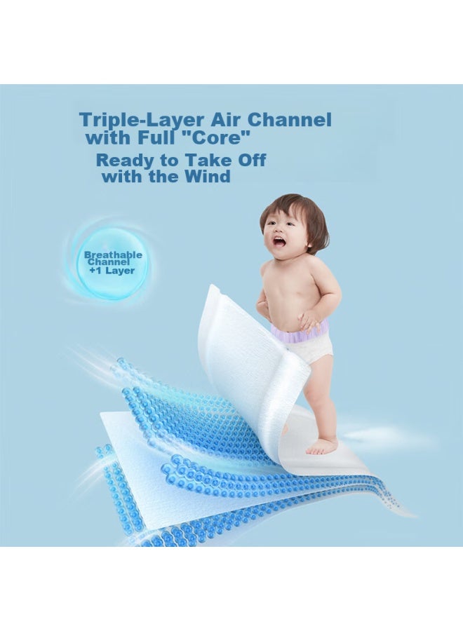 Suitsky Shubiji Breathable Thin Oxygen-sensitive Skin Pull-up Diapers, Xxxl Size, 50 Pieces , Ultra-thin Breathable Diapers - Image 3
