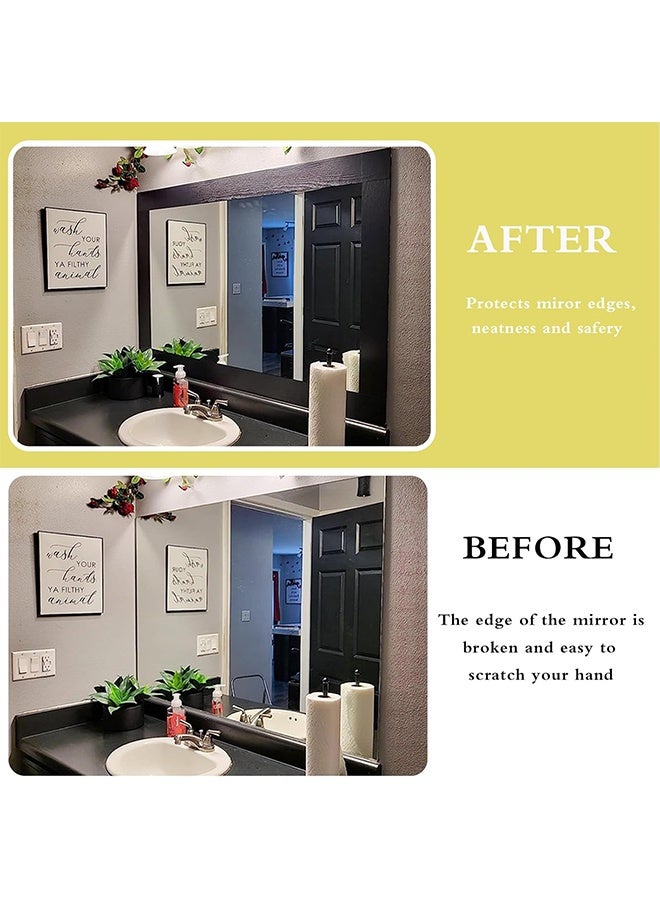 10M Black Wood Grain Removable PVC Waterproof Border Wall Decor Removable Self Adhesive Kitchen Bathroom Tiles Sticker Wallpaper (Black) - Image 2