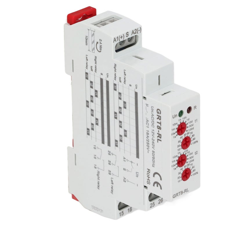 GEYA Time Relay: Ac Dc12v-240v 0.1s To 10 Days Adjustable - Led Indicator Flame Retardant Abs Alternate Circulation Type For Motor Light Pump Control - Image 5