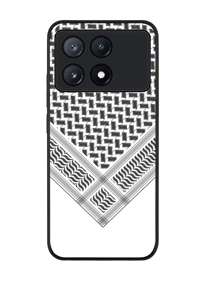 Stylizedd Rugged Black Edge Case for Xiaomi Poco X6 Pro, Slim fit Flexible Anti Drop Thin Cover-  Victory Shemag(Black) - Image 1