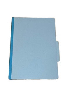 The File King Pressboard Classification Pale Blue Partition File Folder | Legal Size Box Of 10 | Two Dividers | Six 2” Durable Fastener Prongs | 2/5 Cut Top Tab | 2” Expansion  - Image 4