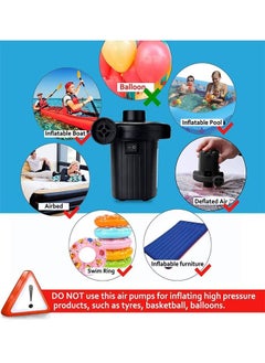 HomarKet Electric Air Mattress Portable Camping Pump  - Image 3