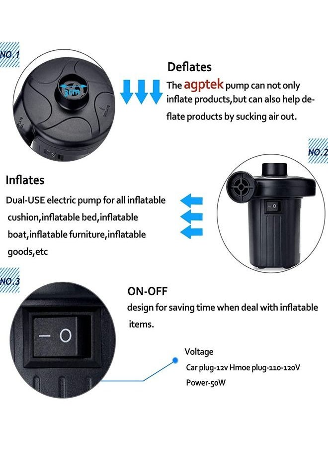 HomarKet - Electric Air Mattress Portable Camping Pump - Image 1