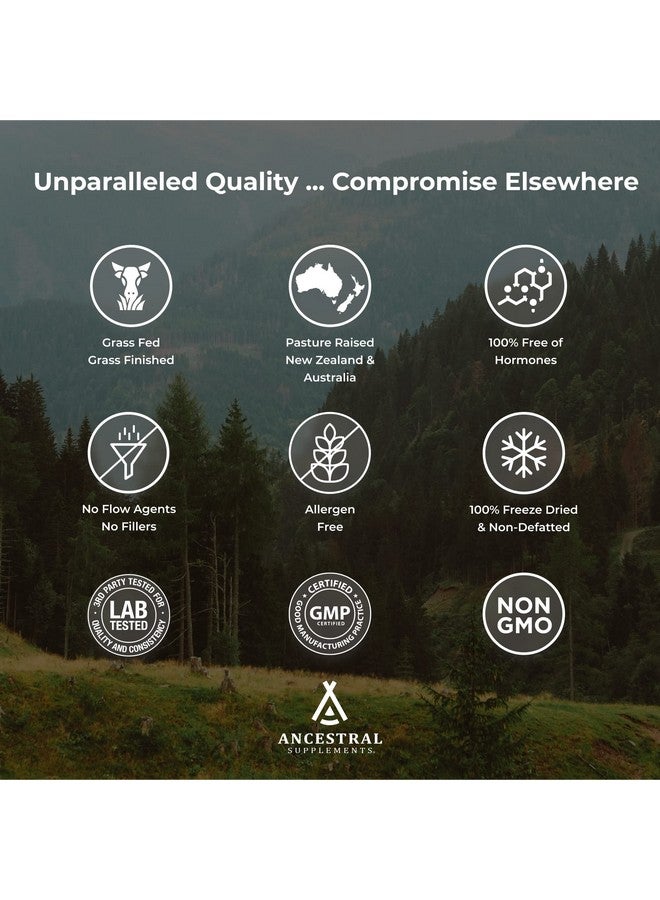 انسيسترال سابليمينتس مكملات أنسيسترال الغذائية، مكمل غذائي لرئة البقر الذي يتغذى على العشب مع الكبد، 500 ملغ، مكمل غذائي للرئة والكبد يدعم صحة الرئة والجهاز التنفسي والأوعية الدموية والدورة الدموية، غير معدل وراثيًا، 180 كبسولة - Image 5