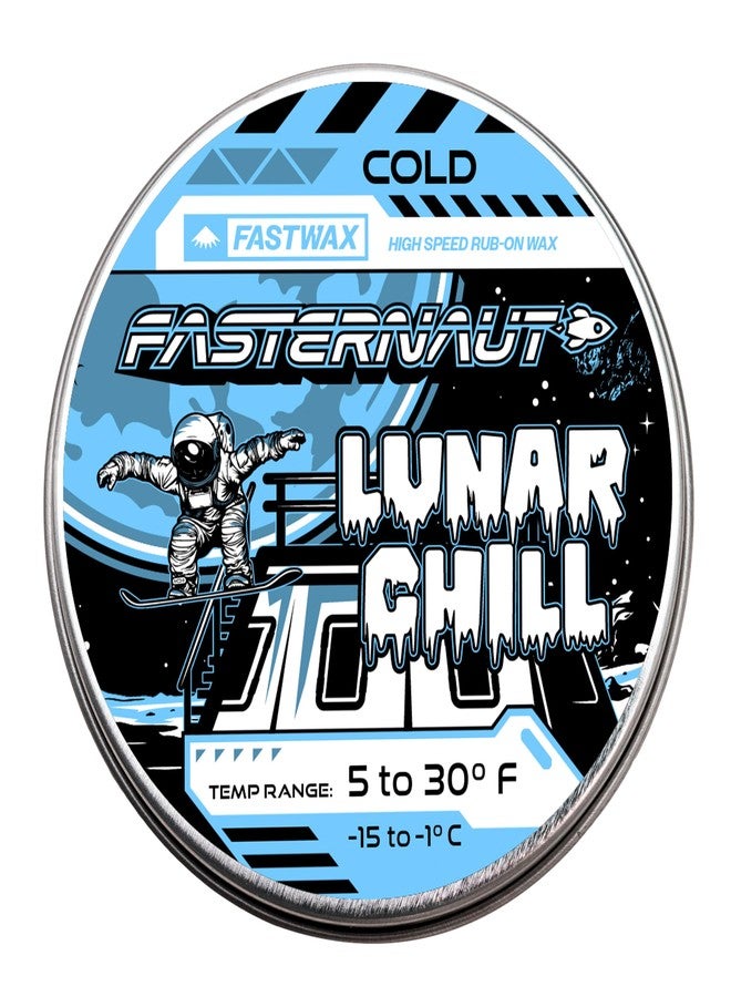 Fast Wax Fasternaut Rub On Ski & Snowboard Wax - Quick Easy Application for Alpine & Snowboard & Nordic & Downhill & Backcountry Skiers, Made in USA - no mess - cold - warm - all temp (Cold Temp) - Image 1