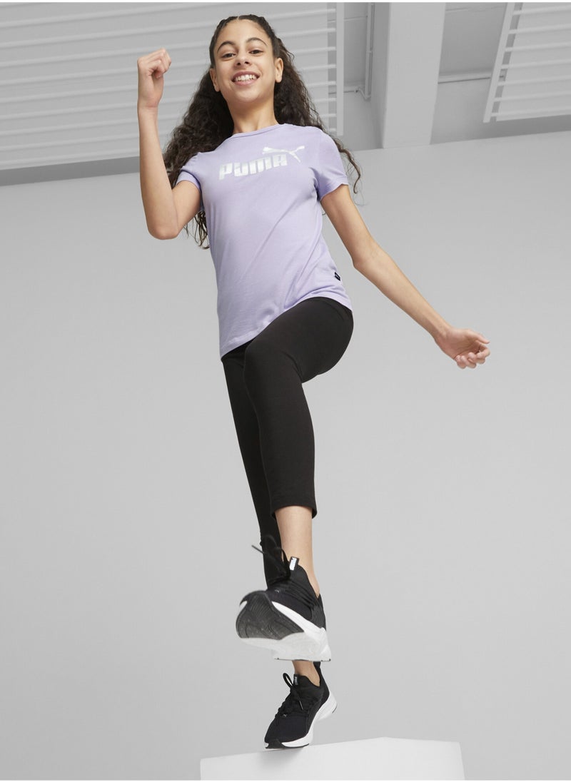PUMA - Essentials Kids Girls NOVA SHINE Kids Girls Logo T-Shirt - Image 1
