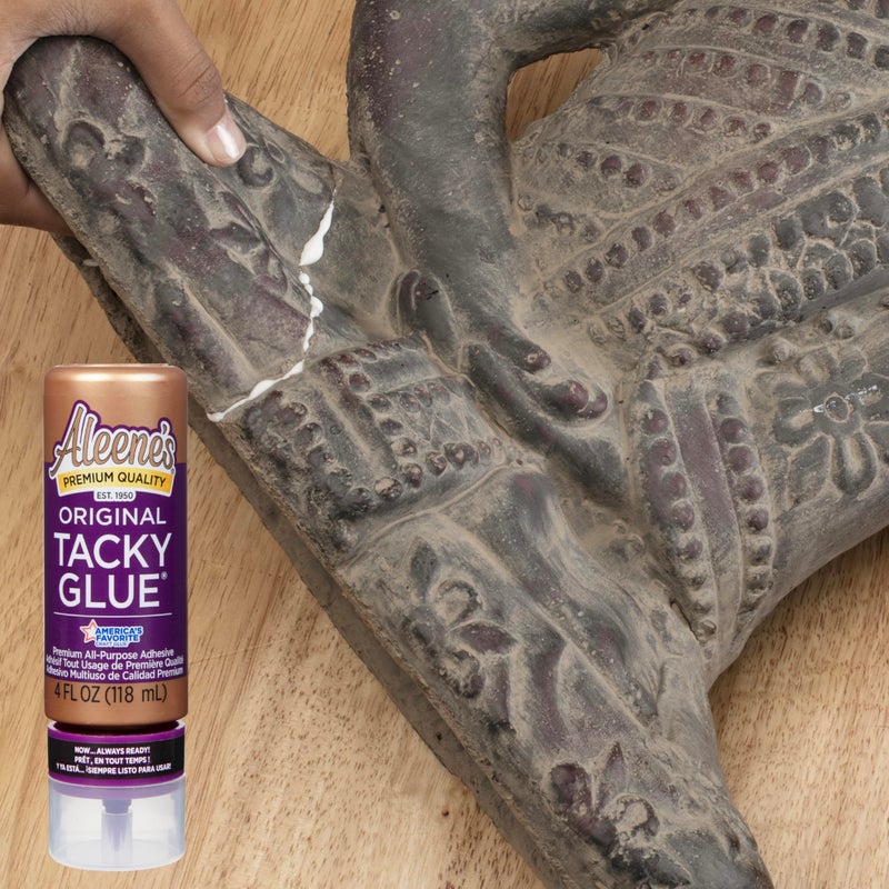 Aleene's Orignial Tacky Glue for Crafts in Always Ready Bottle, Nontoxic, Dries Clear, 4 fl oz - Image 5