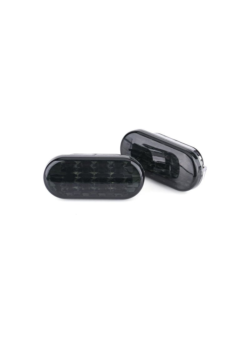 GGOOT Car Side Marker Lights, 2pcs Car Amber LED Turn Signal Light Lamp for V-W G-olf Je-tta Bora MK4 Pas-sat B5 B5.5 Black Lens  - Image 3