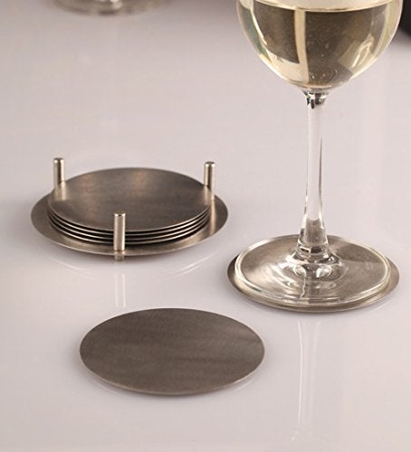 Dynore Stainless Steel Round Coaster - Image 2