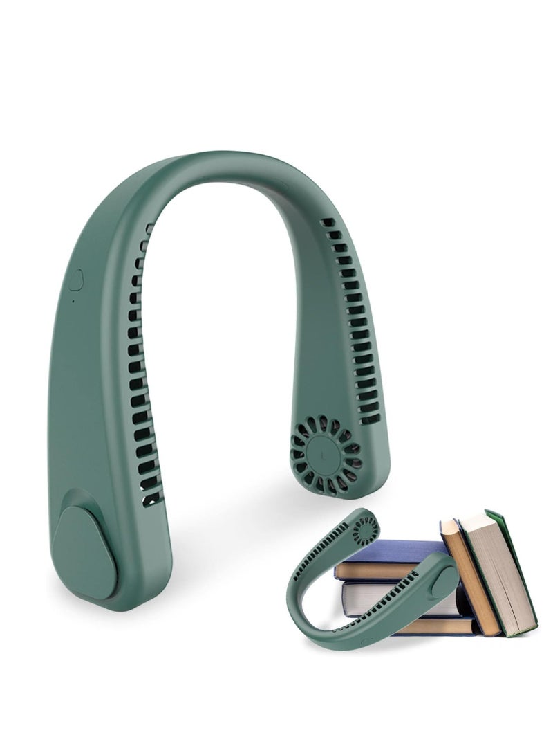 ELTRAZONE Wearable Fan,Portable Personal Fan | Soft Comfortable Lightweight Hands-Free Fan Stylish Look, Low Consumption Bladeless Neck Fan for Outdoor Indoor - Image 1