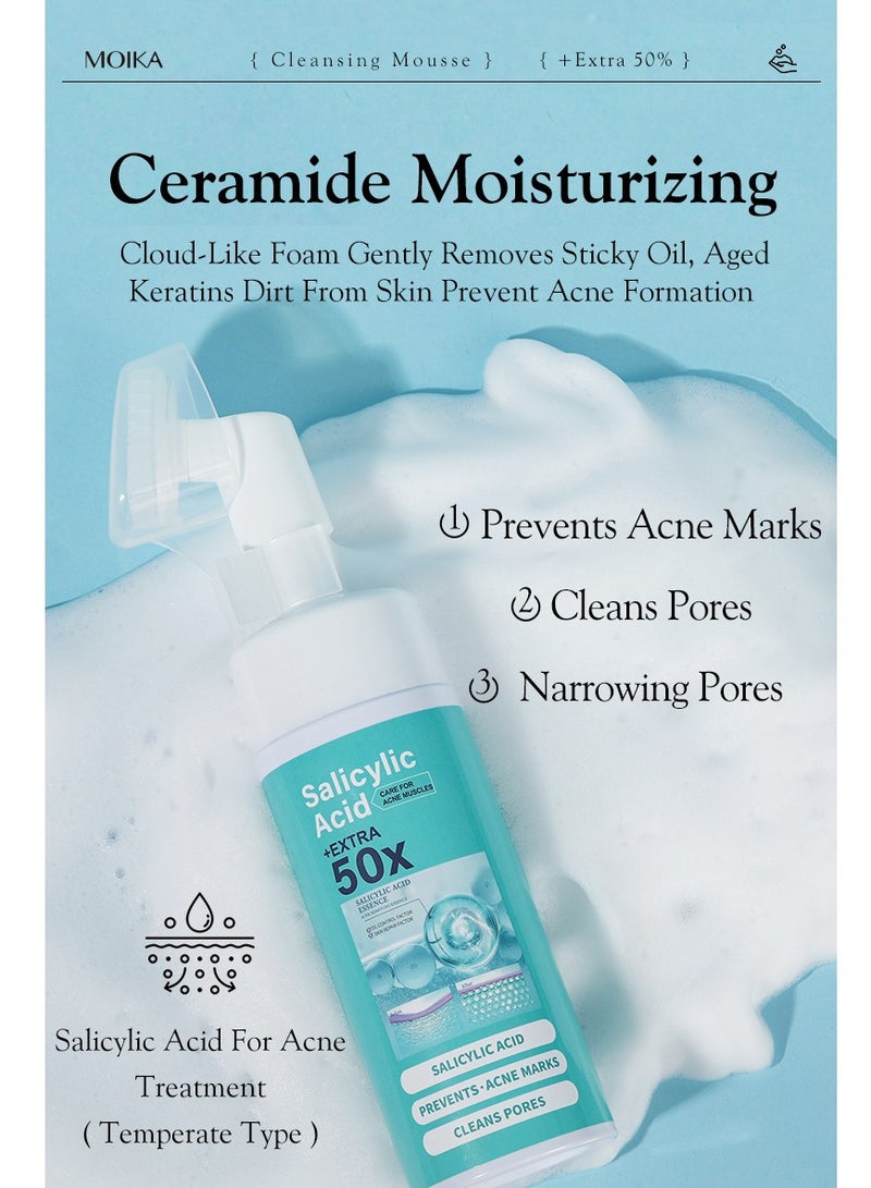 مويكا موس التنظيف العميق بحمض الساليسيليك المضاد لحب الشباب 150 مل - Image 2