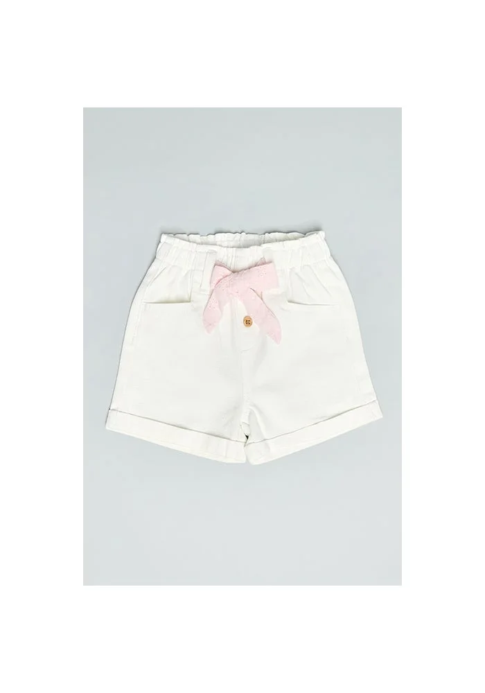 أر أند بي Solid Shorts with Drawstring Waist