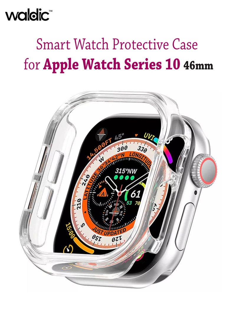 Waldic Apple Watch Series 10 46mm Protective Watch Case Cover for Watch Series 10  46mm - Clear  - Image 1