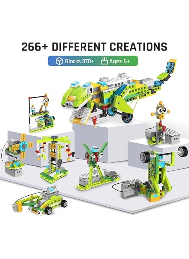 makerzoid ميكربزويد روبوت ماستر البرمجة - 100+ روبوت في مجموعة واحدة، مجموعة روبوتية، لعبة STEM مقبولة بالتطبيق، مجموعة بناء تعليمية قابلة للبرمجة، هدية لأولاد وأولات (النوع القياسي) - Image 2
