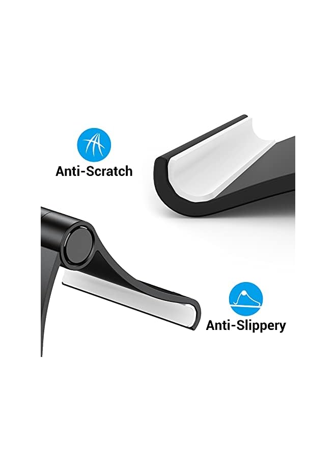 VENTION Cell Phone/tablets Stand, Phone Holder for Desk Compatible with iPhone 12 Pro Max 11 SE 8 Plus 7 6 XS XR, Samsung Galaxy S20 Note20 S8 S9 S10 (Black) - Image 5