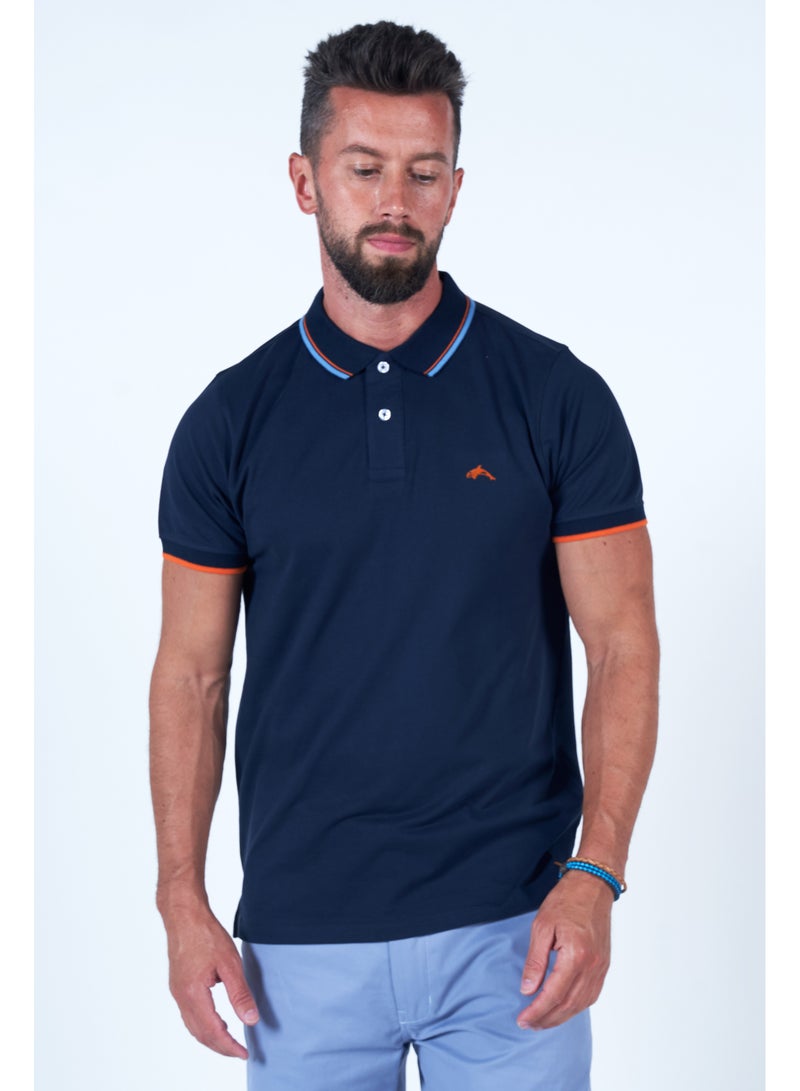 Orabelle Blue Sea Whale Polo - Image 1