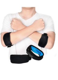 OASIS-TH 2 Pack Tennis Elbow Support Brace with Compression Pad Effective Pain Relief for Golfer’s Men Women  - Image 1