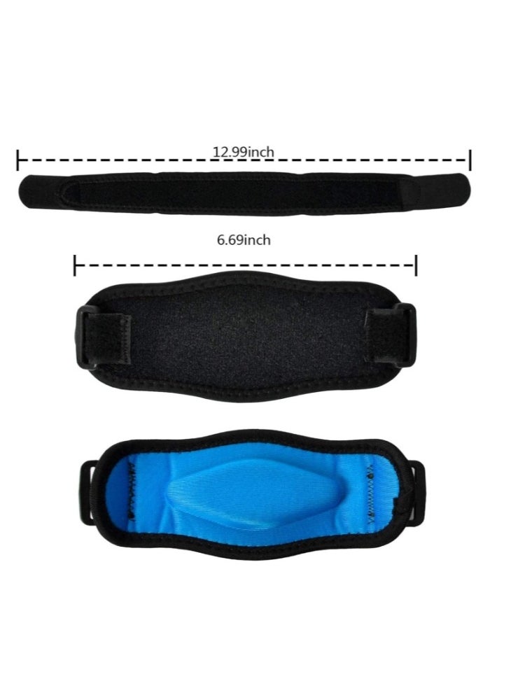 OASIS-TH 2 Pack Tennis Elbow Support Brace with Compression Pad Effective Pain Relief for Golfer’s Men Women  - Image 2